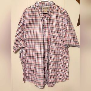 Duluth Trading Co 4xl trim fit button down plaid shirt